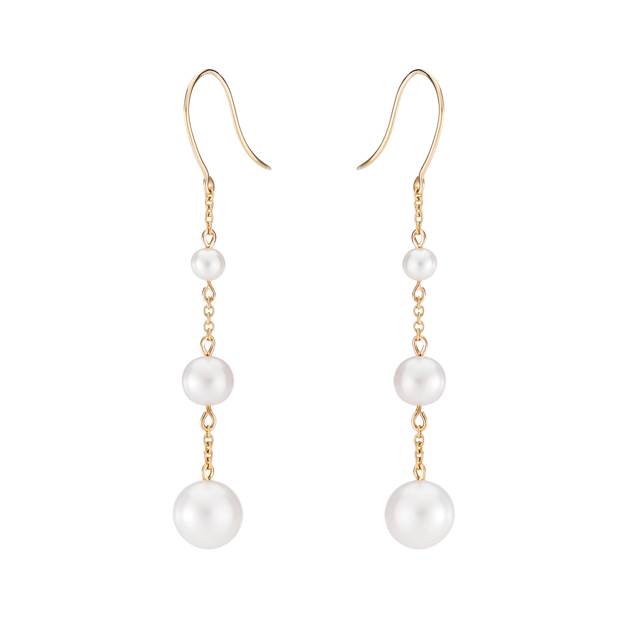 Mikimoto White South Sea Cultured Pearl and White Gold Drop Earrings –  Bailey's Fine Jewelry
